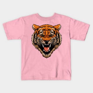 tiger head Kids T-Shirt
